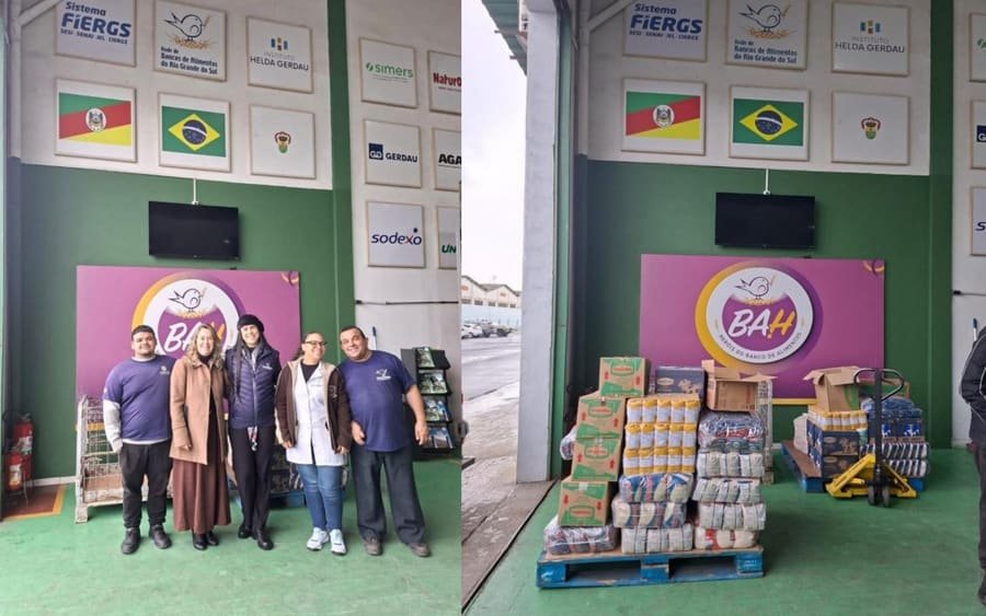 Banco de Alimentos faz doação de alimentos para a PACTOPOA